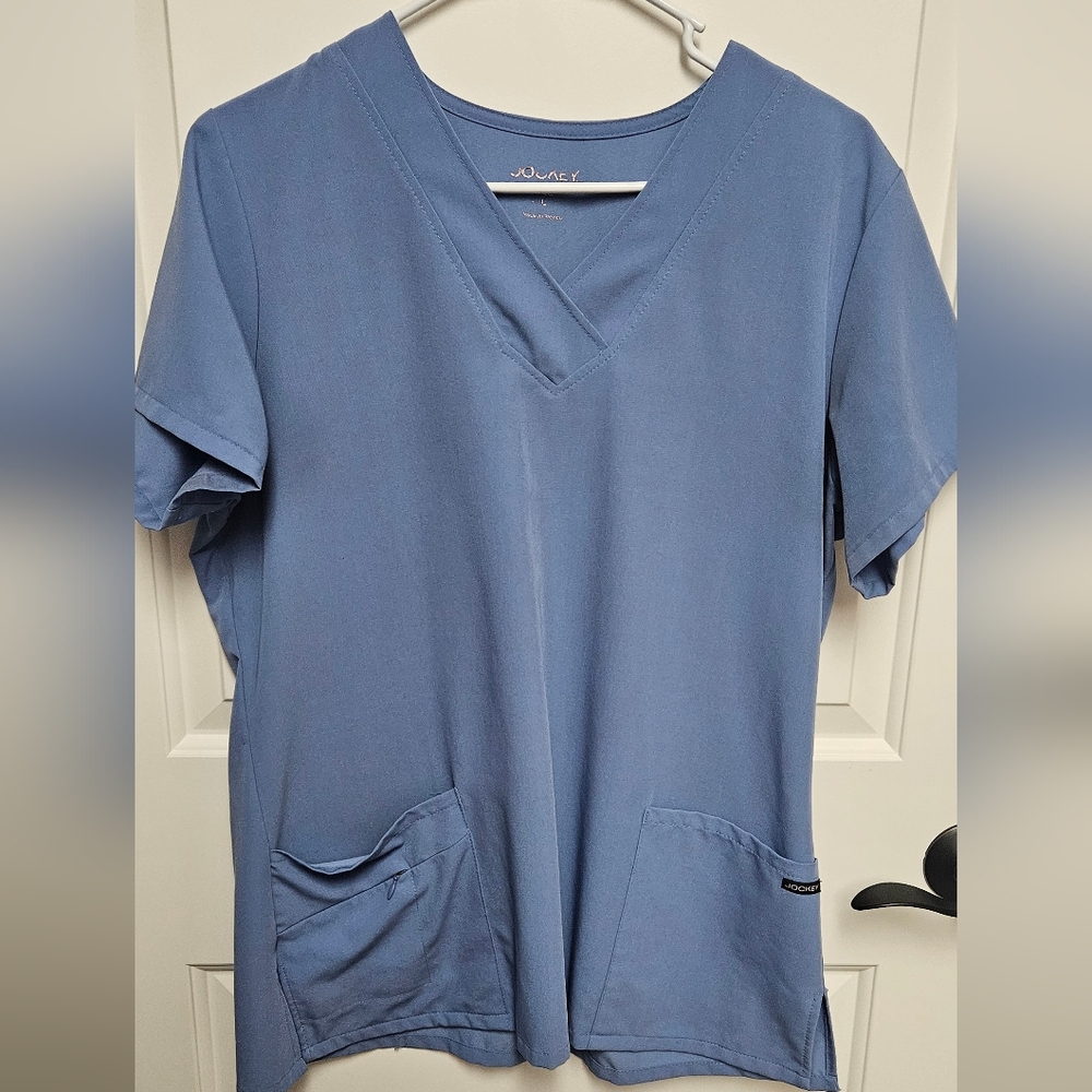Jockey Women's Blue Scrub Top